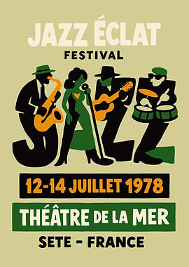 Jazz Éclat Festival 1978 Poster
