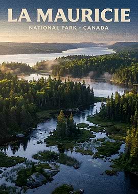 La Mauricie National Park Canada Poster