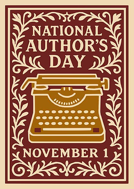 National Author's Day November 1st