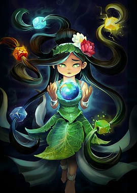 Earth Guardian with Elemental Cubes