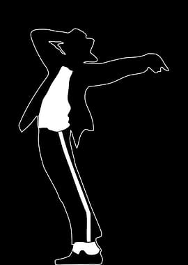 Michael Jackson silhouette