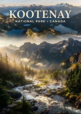 Kootenay National Park Canada Landscape