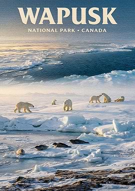 Wapusk National Park Canada Poster