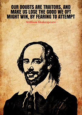 Shakespeare Quote Portrait