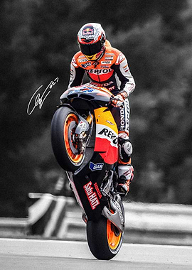 Casey Stoner Motorcycle Wheelie