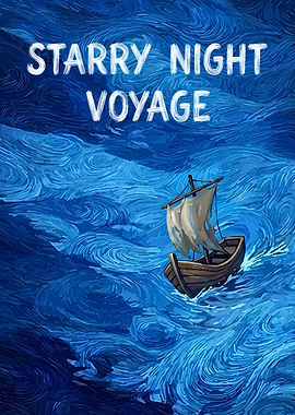 Starry Night Voyage Painting