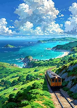 Coastal Train Journey