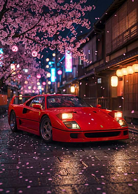 Ferrari F40 Night Cherry Blossom