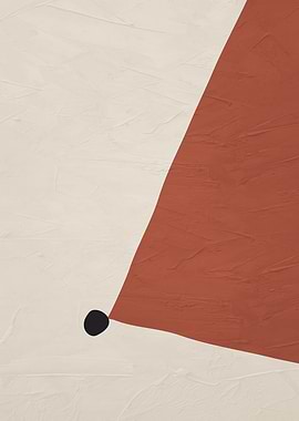 Abstract Geometric Art with Textured Surface