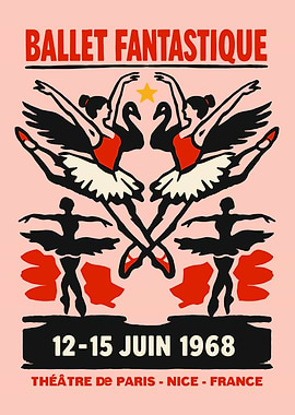 Ballet Fantastique Vintage Poster