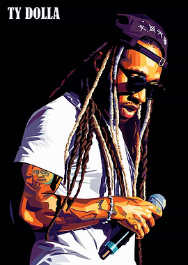 Ty Dolla Sign Digital Portrait