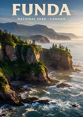 Fundy National Park Canada Coastal View