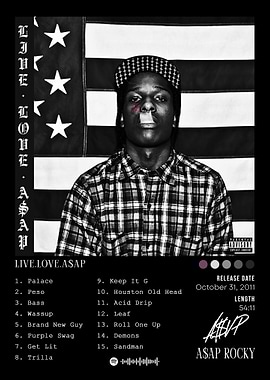 A$AP Rocky - LIVE.LOVE.A$AP Album Cover