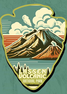 Vintage Lassen Volcanic National Park