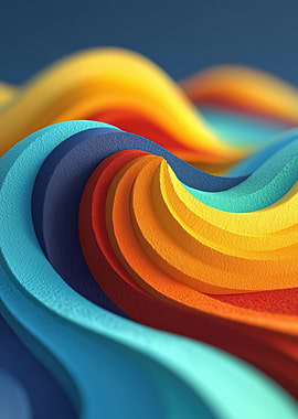 Colorful Abstract Waves