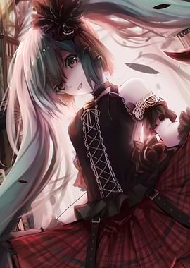 Girl in Gothic Lolita Dress