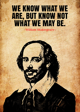 Shakespeare Quote Portrait