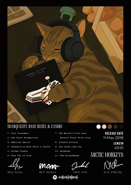 Arctic Monkeys Tranquility Base Album Art