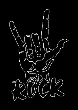 Rock On Hand Sign