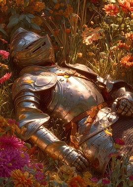 Knight in Flowers
