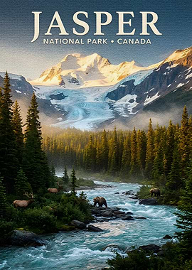 Jasper National Park Canada Landscape