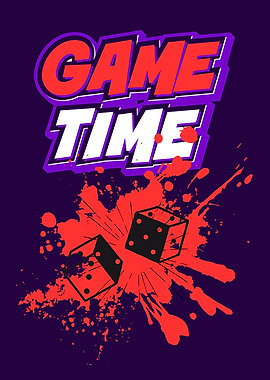 Game Time Dice Graphic