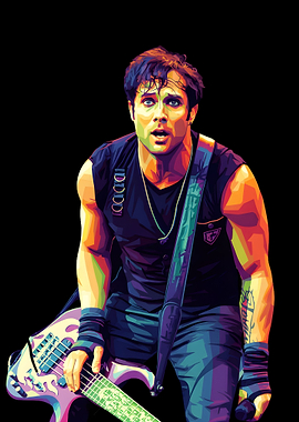 Deryck Whibley Pop Art Portrait