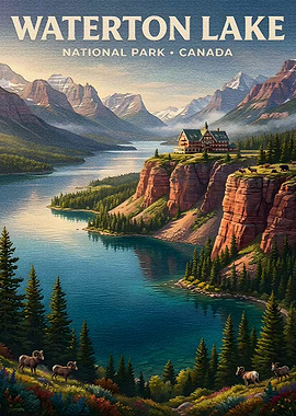 Waterton Lake National Park Canada