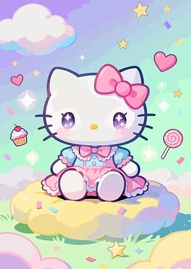 Hello Kitty on a Cloud
