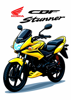 Honda CBF Stunner Motorcycle Illustration
