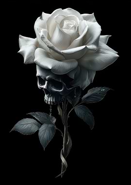 Skull Rose
