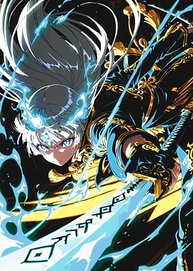 Anime Girl with Sword