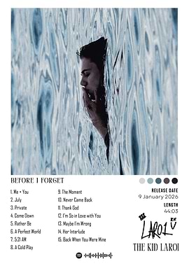 The Kid Laroi - Before I Forget