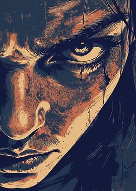 Close-up of a woman's face