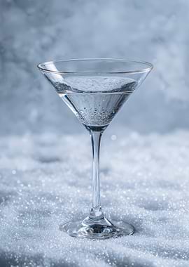Ice Cold Martini Cocktail