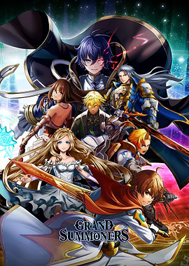 Grand Summoners 8th Anniversary Illustration