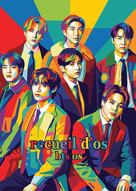 BTS Pop Art Portrait