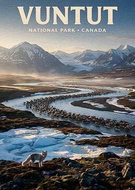 Vuntut National Park, Canada Landscape