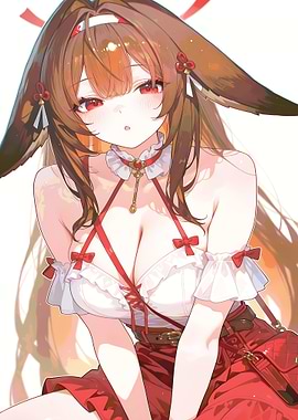 Anime Girl with Fox Ears