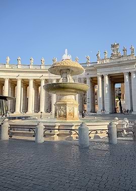 Fountain in St. Peter's Square, Vatican