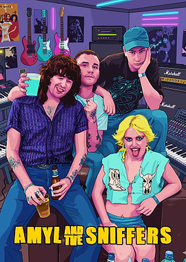 Amyl and the Sniffers Band Portrait