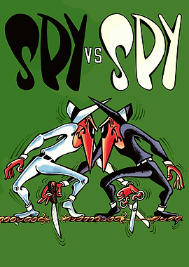 Spy vs Spy Comic Art