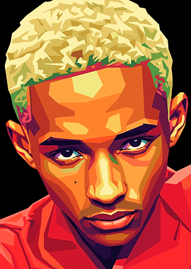 Jaden Smith Pop Art Portrait