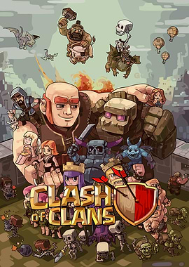Clash of Clans Pixel Art