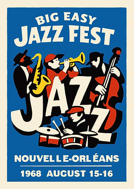 Big Easy Jazz Fest Poster