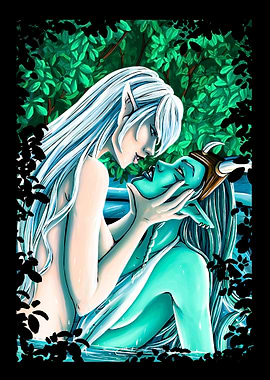 Hunger - Elf Romance in a Forest Pool