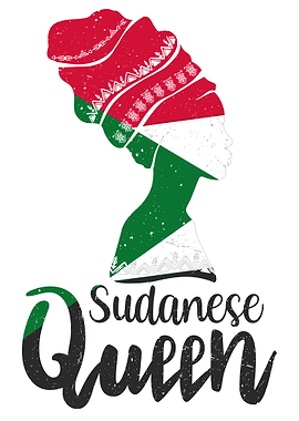 Sudanese Queen Sudan Flag Afro Roots