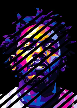 J. Cole Pop Art Portrait