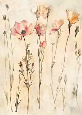 Watercolor Floral Painting
