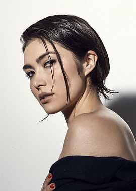 Portrait of a Woman with Wet Hair daniella pineda